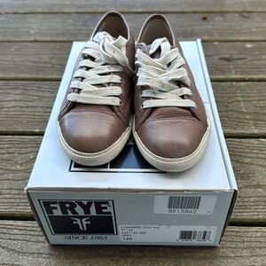 NIB Frye Chambers Low Shoes - Sz 1M - Brown Lace Unisex